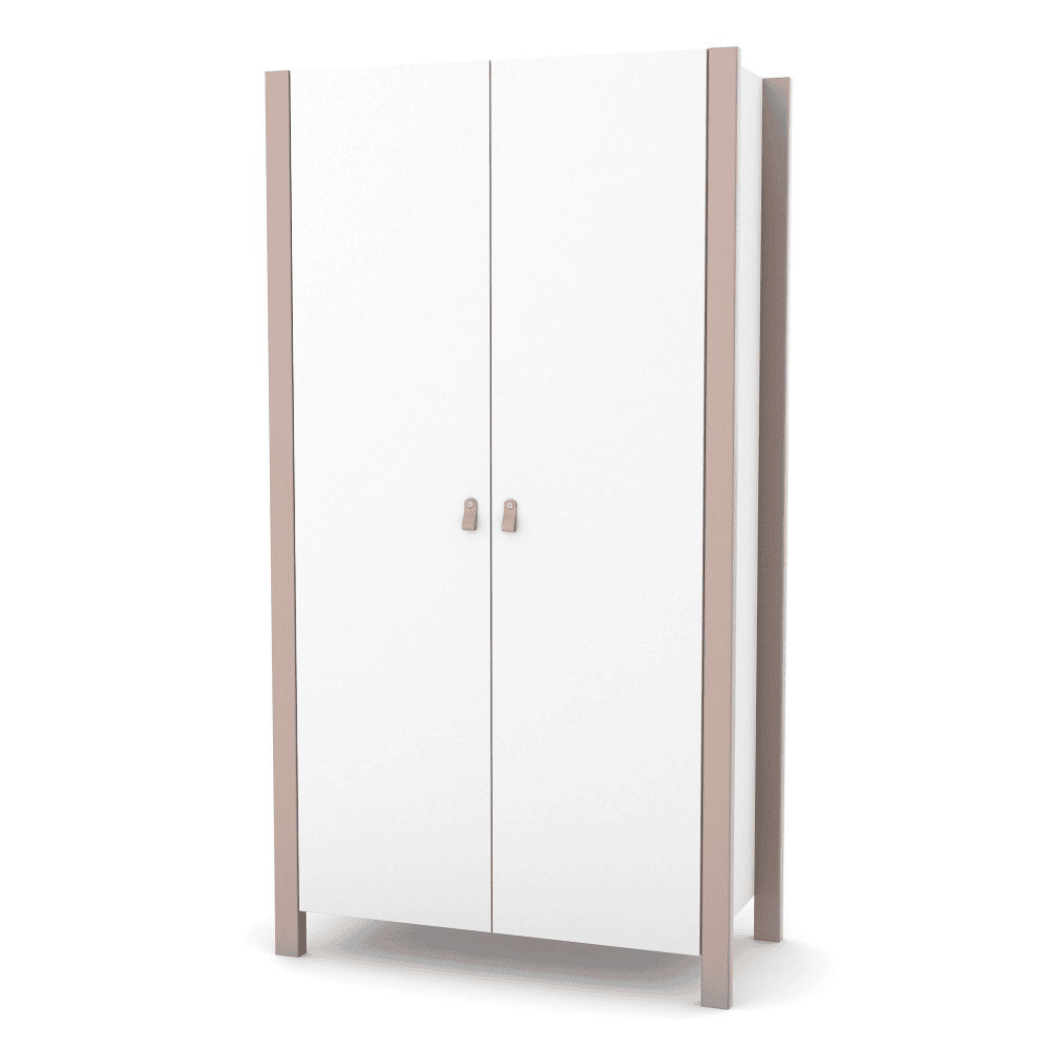 Dětska šatní skřín Zukko 960 Gekko Kids, Cappuccino / Bílá